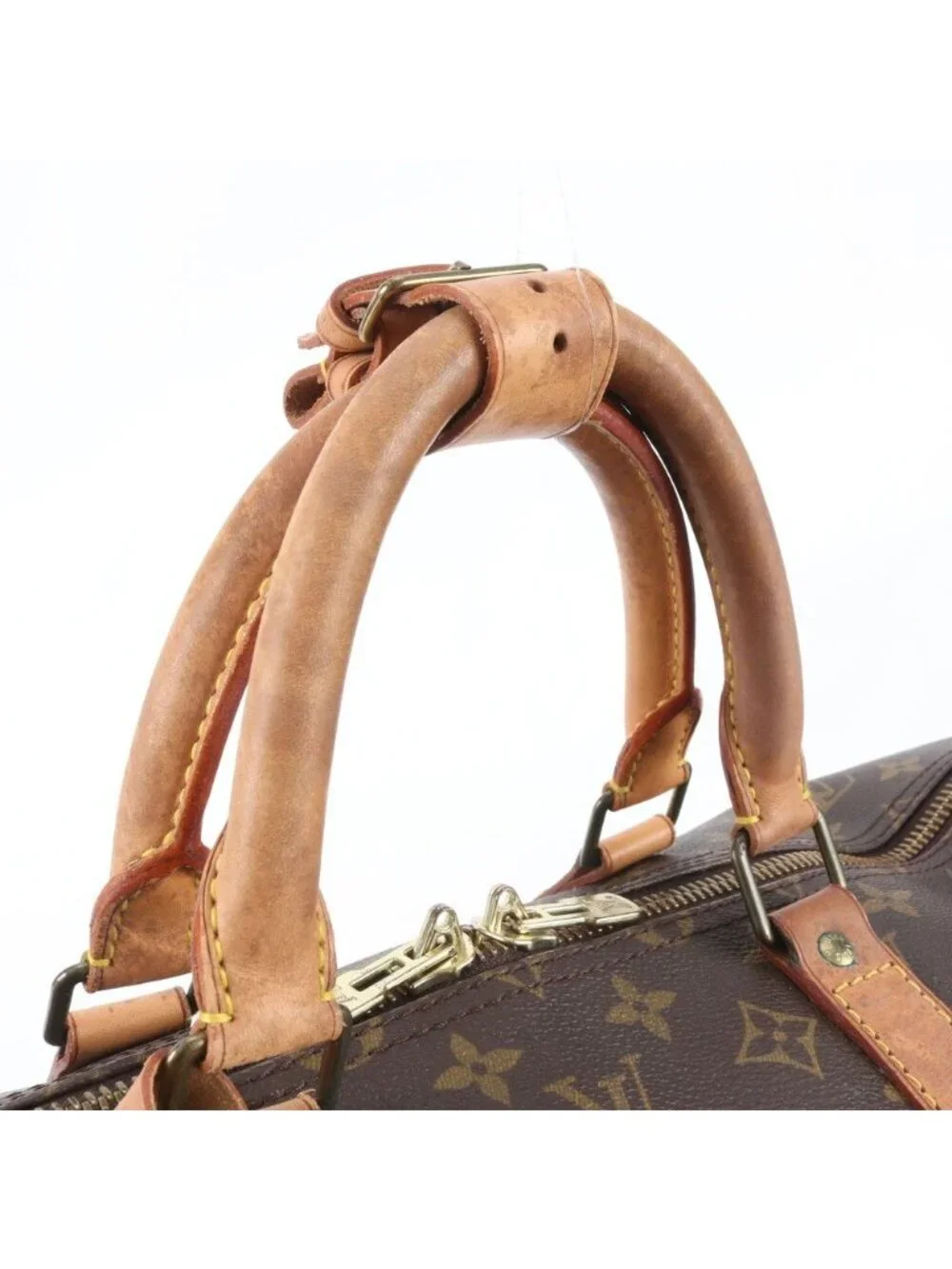Louis Vuitton Monogram Keepall Bandouliere 55 Leather 2-Way Boston Bag Crossbody